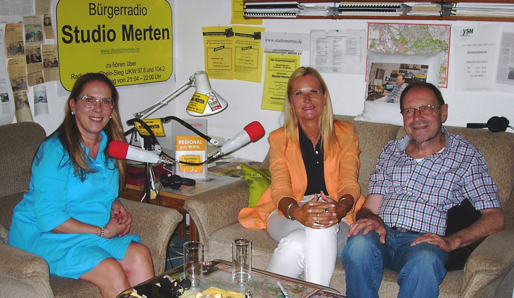 v. l.: Dr. Astrid Lueg, Barbara Voss und Otto Ganser